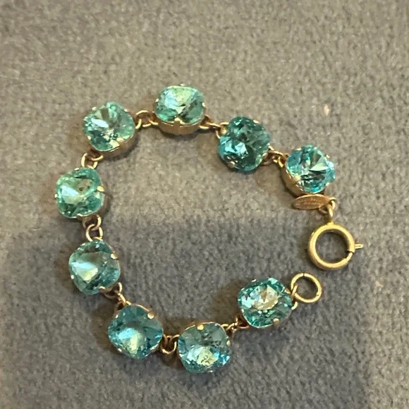 Catherine Popesco Gold and Turquoise Bracelet - Picture 3 of 3
